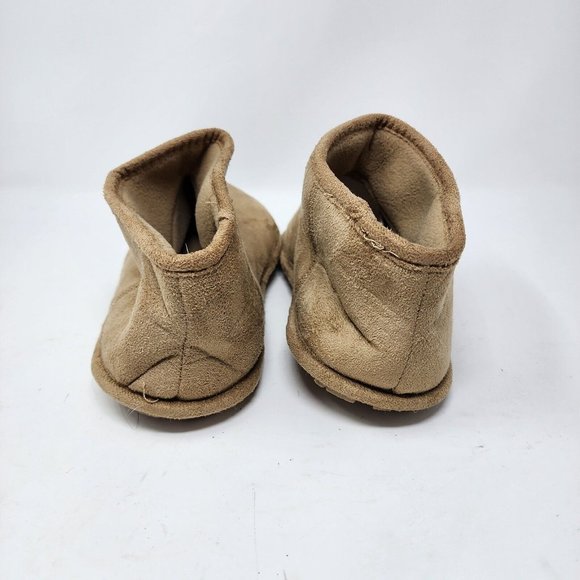 Totes Toasties Women’s Large Size 8-9 Memory Foam Bootie Desert Beige New - Picture 9 of 10